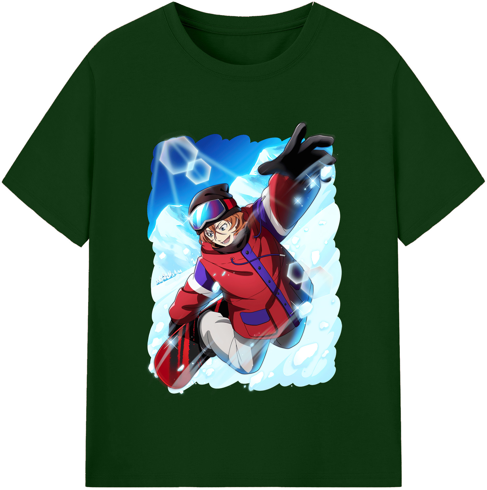（画像用） 文豪ストレイドッグス Bungo Stray Dogs 綿100％半袖Tシャツ（フロントプリント）